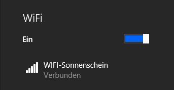 WLR WLAN Verbindung funktioniert