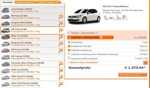 Sixt Mietwagen Preise